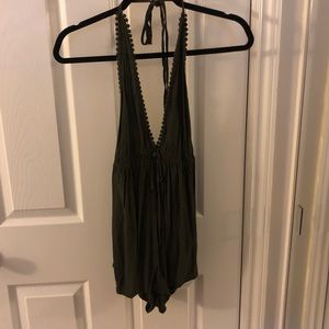 AUDREY 3+1 Size Small Halter Romper